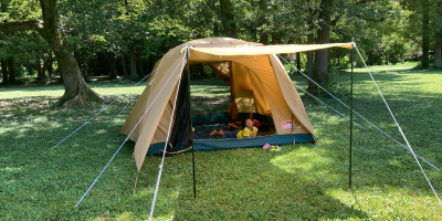 我が家のテントを張ってみよう